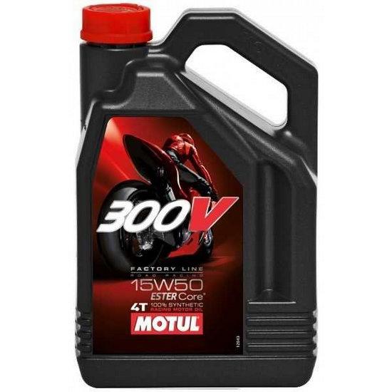 Ulei de motor MOTUL 300V FL Road Racing 15W50, 4 Litri